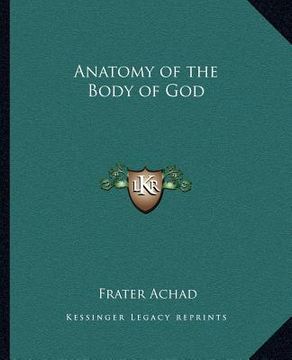 portada anatomy of the body of god (en Inglés)