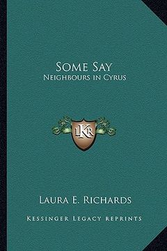 portada some say: neighbours in cyrus (en Inglés)