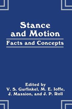 portada Stance and Motion: Facts and Concepts (en Inglés)