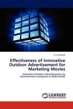 portada effectiveness of innovative outdoor advertisement for marketing movies (en Inglés)