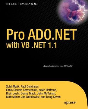 portada pro ado.net with vb .net 1.1 (in English)