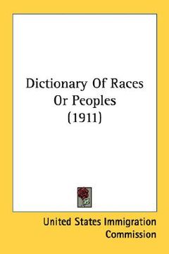 portada dictionary of races or peoples (1911) (in English)