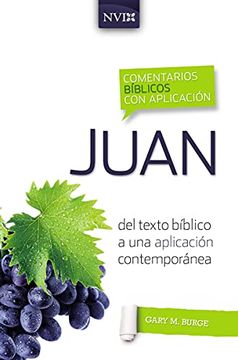 portada Juan: Del Texto Bíblico a una Aplicación Contemporánea (Comentarios Bíblicos con Aplicación Nvi) (in Spanish)