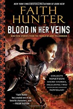 portada Blood in her Veins: Nineteen Stories From the World of Jane Yellowrock (en Inglés)