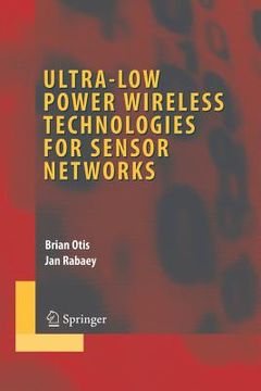 portada ultra-low power wireless technologies for sensor networks (en Inglés)