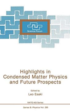 portada Highlights in Condensed Matter Physics and Future Prospects 