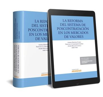 portada La Reforma del Sistema de Poscontratación en los Mercados de Valores (Papel + E-Book) (Gran Tratado) (in Spanish)