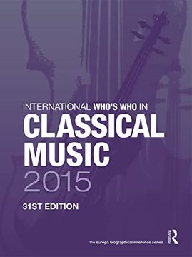 portada The International Who's Who in Classical/Popular Music Set 2015