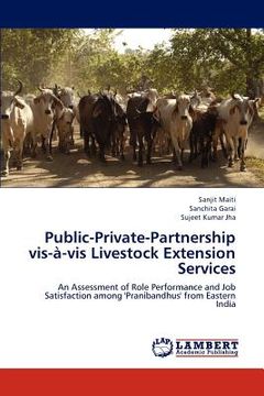 portada public-private-partnership vis- -vis livestock extension services (en Inglés)