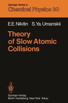 portada theory of slow atomic collisions (en Inglés)
