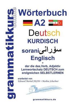 portada Wörterbuch Deutsch - Kurdisch - Sorani - Englisch A2