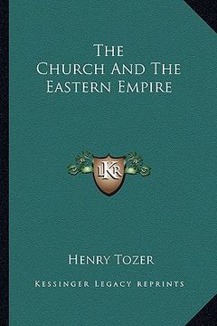 portada the church and the eastern empire (in English)