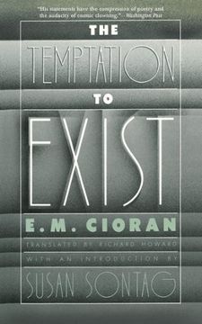 portada the temptation to exist (in English)