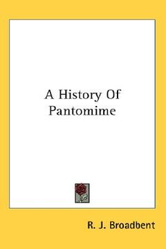 portada a history of pantomime