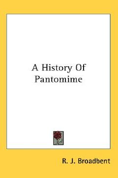 portada a history of pantomime (in English)