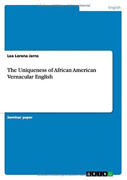 portada The Uniqueness of African American Vernacular English