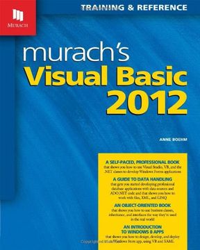 portada Murach s Visual Basic 2012: Training And Reference (en Inglés)