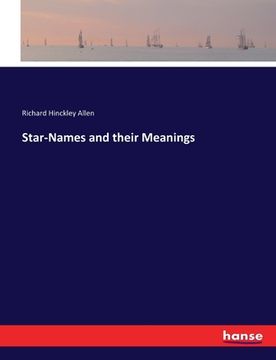 portada Star-Names and their Meanings