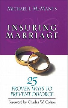 portada insuring marriage: 25 proven ways to prevent divorce (en Inglés)