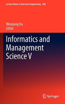 portada informatics and management science v (en Inglés)