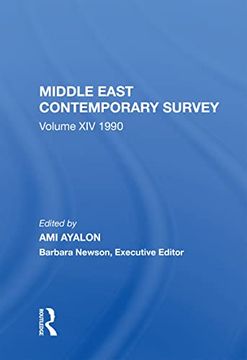 portada Middle East Contemporary Survey, Volume Xiv: 1990 (Middle East Contemporary Survey, 14) (en Inglés)