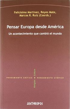 portada Pensar Europa Desde America (in Spanish)
