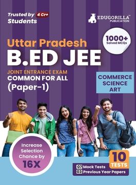 portada UP B.Ed Joint Entrance Exam (Paper 1) 2023 (English Edition) - 7 Mock Tests and 3 Previous Year Papers (1500 Solved Questions) with Free Access to Onl