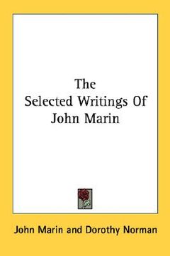 portada the selected writings of john marin