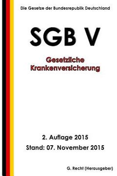 portada SGB V - Gesetzliche Krankenversicherung, 2. Auflage 2015 (en Alemán)