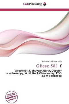 portada gliese 581 f (en Inglés)
