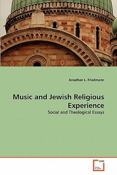 portada music and jewish religious experience (en Inglés)