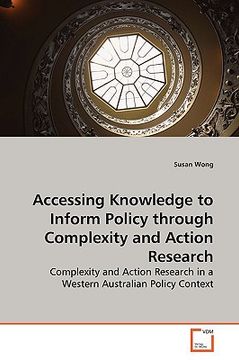 portada accessing knowledge to inform policy through complexity and action research