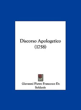 portada Discorso Apologetico (1758) (en Italiano)
