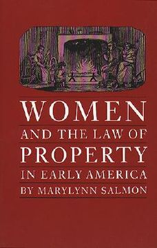 portada women and the law of property in early america (en Inglés)