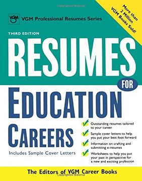 portada Resumes for Education Careers (Mcgraw-Hill Professional Resumes) (Vgm's Professional Resumes Series) (en Inglés)