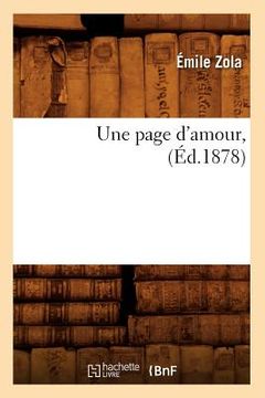 portada Une Page d'Amour, (Éd.1878) (en Francés)