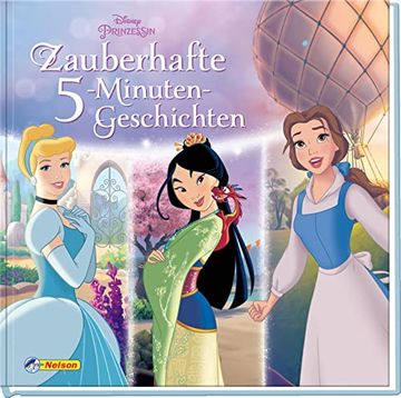 portada Disney Prinzessin: Zauberhafte 5-Minuten-Geschichten: Geschichten zum Vorlesen | 10 Traumhaft Gestaltete Geschichtensammlung für Kinder ab 3 Jahren (en Alemán)