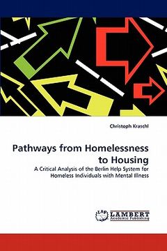 portada pathways from homelessness to housing (en Inglés)