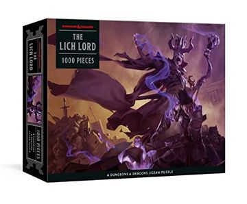 portada The Lich Lord Puzzle: A Dungeons & Dragons Jigsaw Puzzle: Jigsaw Puzzles for Adults 