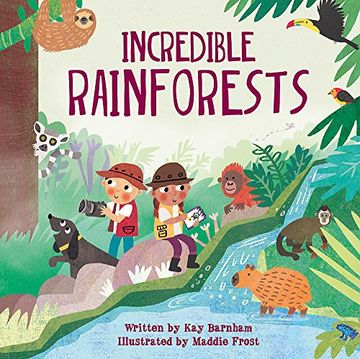 portada Look and Wonder: Incredible Rainforests (en Inglés)