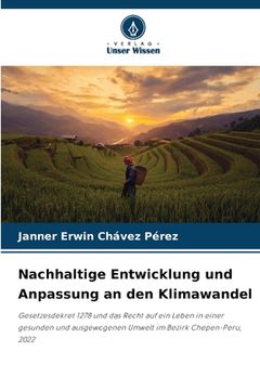 portada Nachhaltige Entwicklung und Anpassung an den Klimawandel (en Alemán)