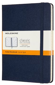 portada Cuaderno Clásico / Mediano / Azul zafiro / De rayas - Moleskine