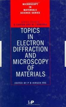 portada topics in electron diffraction and microscopy of materials (en Inglés)