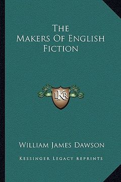 portada the makers of english fiction (en Inglés)