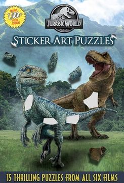 portada Jurassic World Sticker art Puzzles (en Inglés)