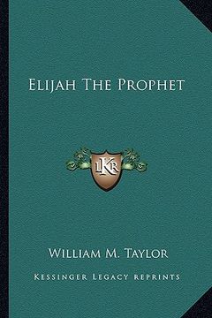 portada elijah the prophet (in English)