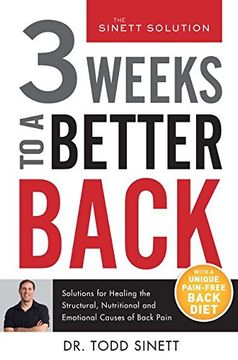 portada 3 Weeks to a Better Back (en Inglés)
