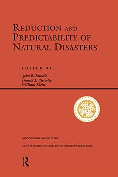 portada Reduction and Predictability of Natural Disasters 