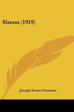 portada simon (1919) (in English)