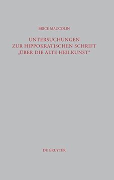 portada Untersuchungen zur Hippokratischen Schrift "Über die Alte Heilkunst" (en Alemán)